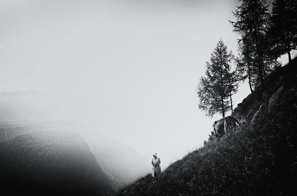 Von Poschiavo nach Salencina, aus einer Reportage über eine Wanderung in den Alpen