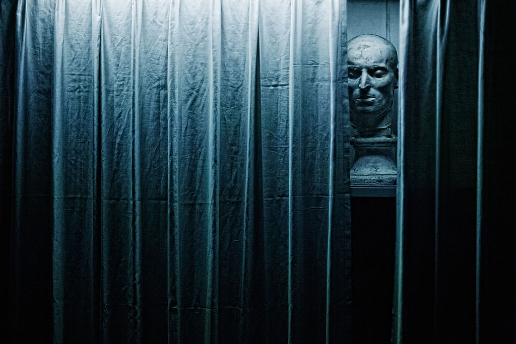 Schillers Totenmaske im Literaturarchiv Marbach